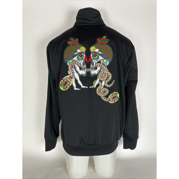 Adidas X Keiichi Tanaami Collaboration Track Suit Jacket Black Zip Approx SZ XL - Picture 4 of 10